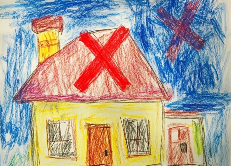 Децата нарисуваха карта на съкровище на нашата къща – когато попитах за отбелязаното място, те казаха: „Там татко го крие!“