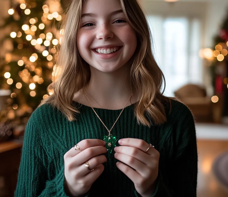 Алчен баща иска дъщеря му да задържи семейното колие на съпругата му, предназначено за доведената му дъщеря
