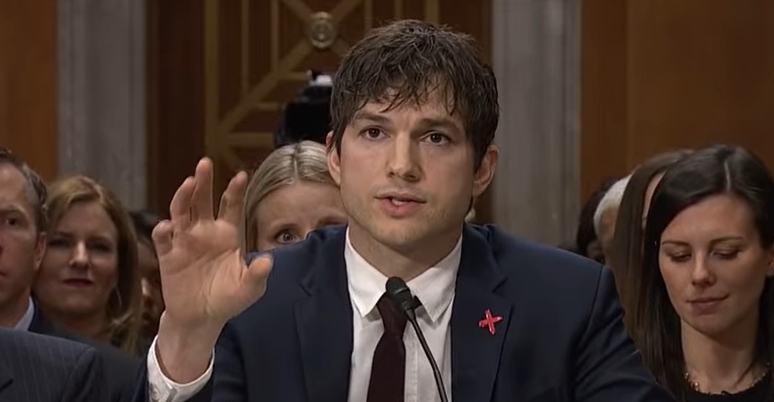 Как Ashton Kutcher помогна за защитата на хиляди деца чрез технологии и застъпничество