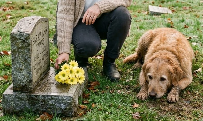 НЕПОЗНАТО КУЧЕ СЕДЯ ДО ГРОБА НА ПОЧИНАЛИЯ МИ СИН ВСЕКИ ДЕН В ПРОДЪЛЖЕНИЕ НА ГОДИНА — А ПОСЛЕ ЕДИН ДЕН ДОЙДЕ В ДВОРА МИ С ИГРАЧКА В УСТАТА